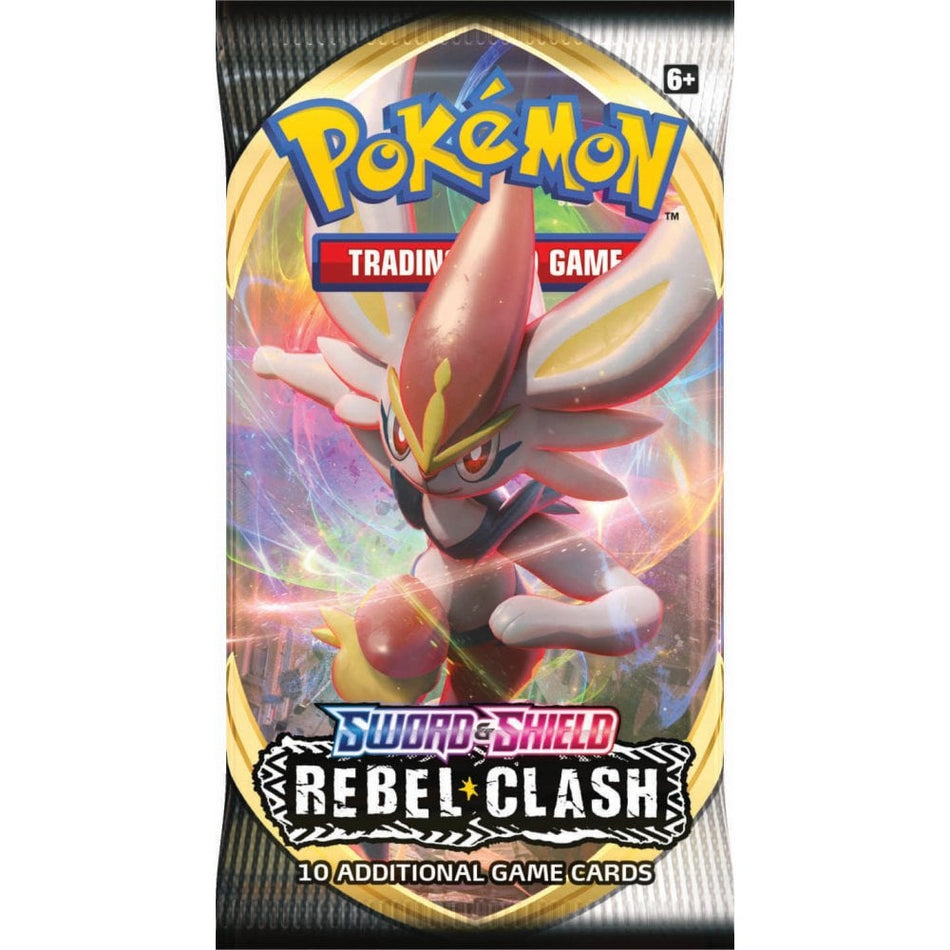 Pokemon Booster Pack (10 Cards) - Sword And Shield Rebel