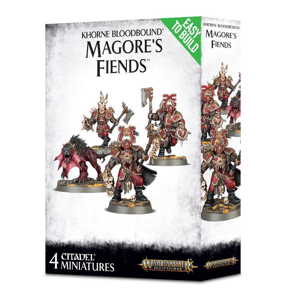 Games Workshop Easy To Build Khorne Bloodbound Magore'S Fiends