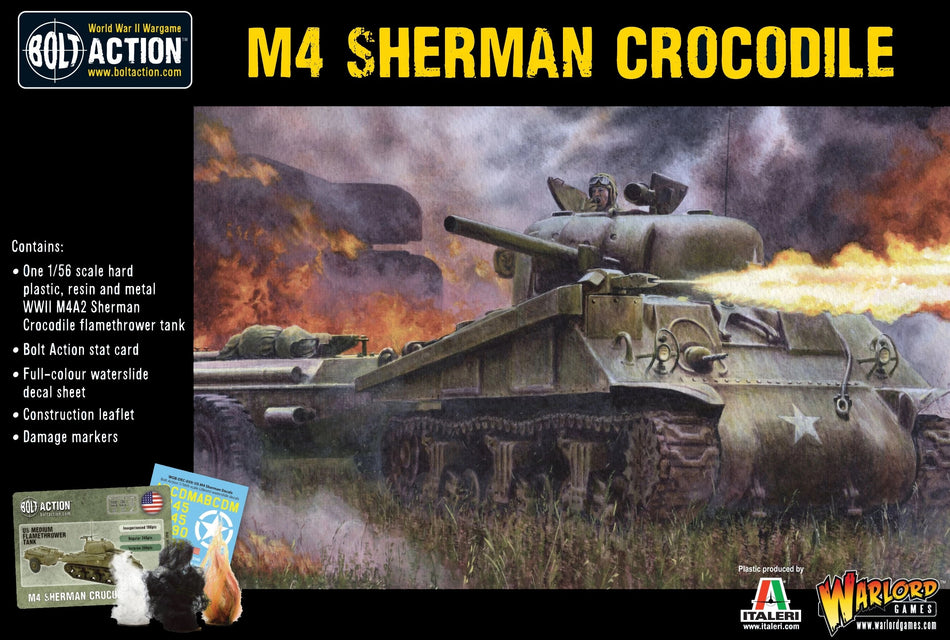 Bolt Action: Sherman Crocodile Flamethrower Tank