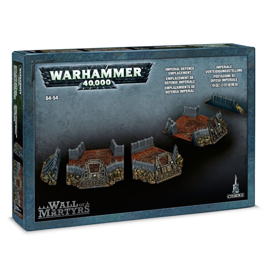 Games Workshop Wall Of Martyrs - Imperial Defence Emplacement