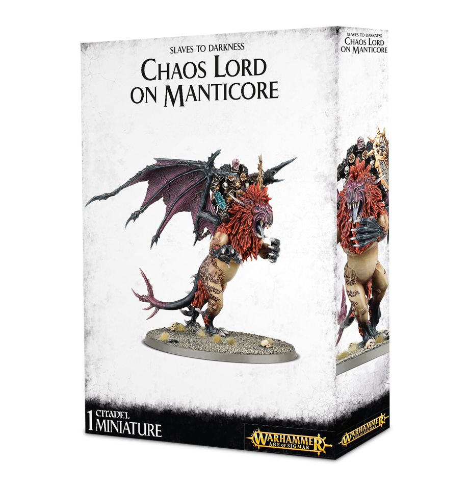 Games Workshop Chaos Lord On Manticore / Chaos Sorcerer Lord On Manticor