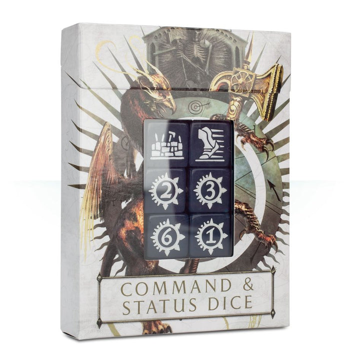 Games Workshop Warhammer Age Of Sigmar Command & Status Dice
