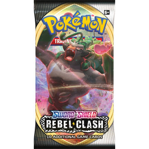 POKEMON Booster Pack (10 Cards) - Sword and Shield Rebel