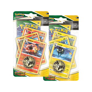 Pokémon TCG: Sword & Shield 7 Premium Checklane Blister pack Emboar and Luxary