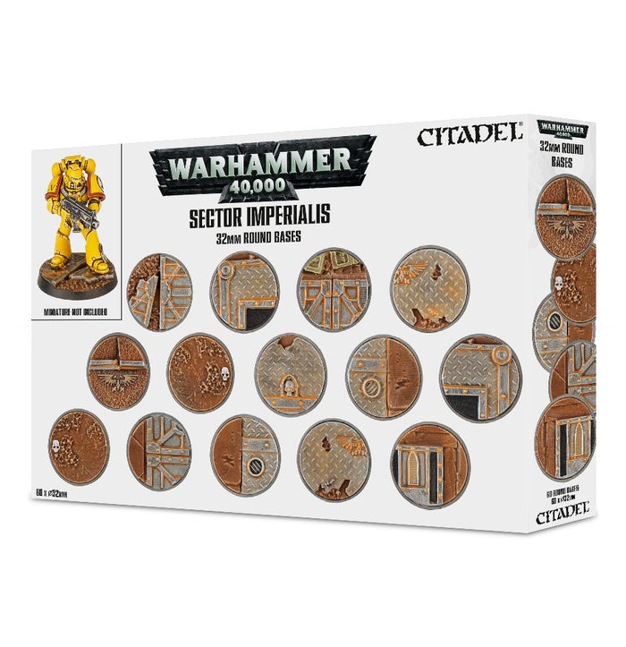 Citadel Sector Imperialis 32Mm Round Bases