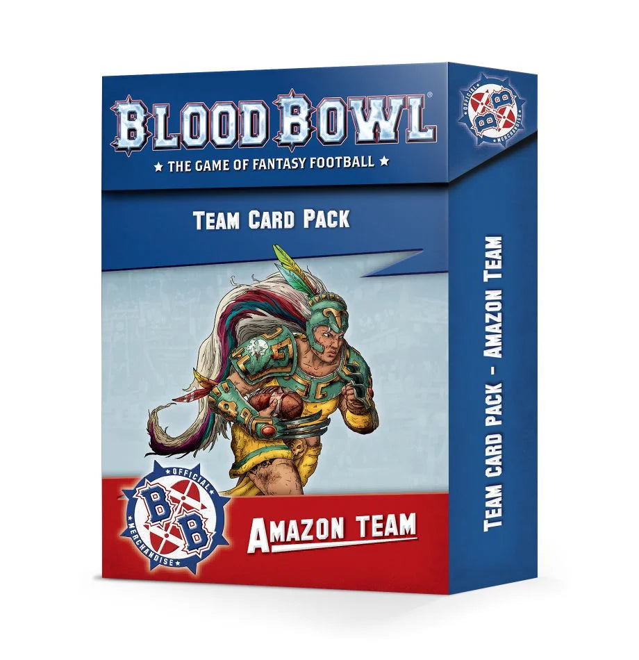 Games Workshop Blood Bowl Amazon Team Card Pack