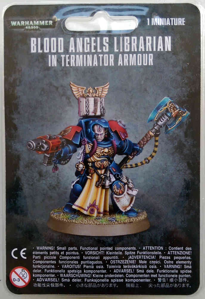 Games Workshop Blood Angels Librarian In Terminator Armour