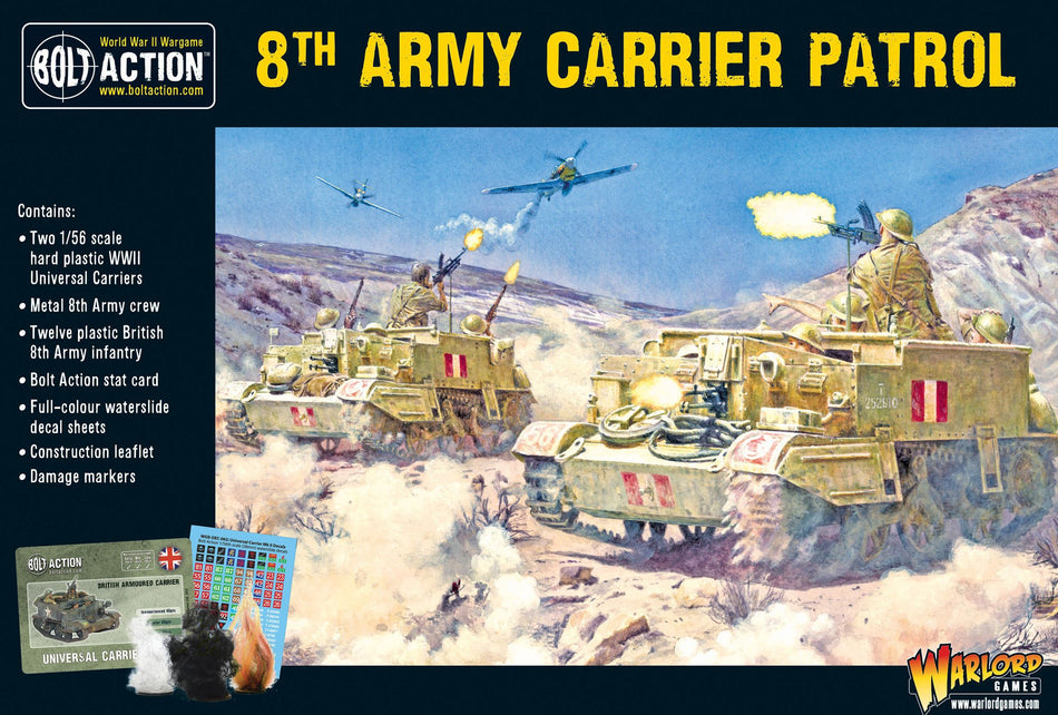 Bolt Action 8Th Army Carrier Patrol