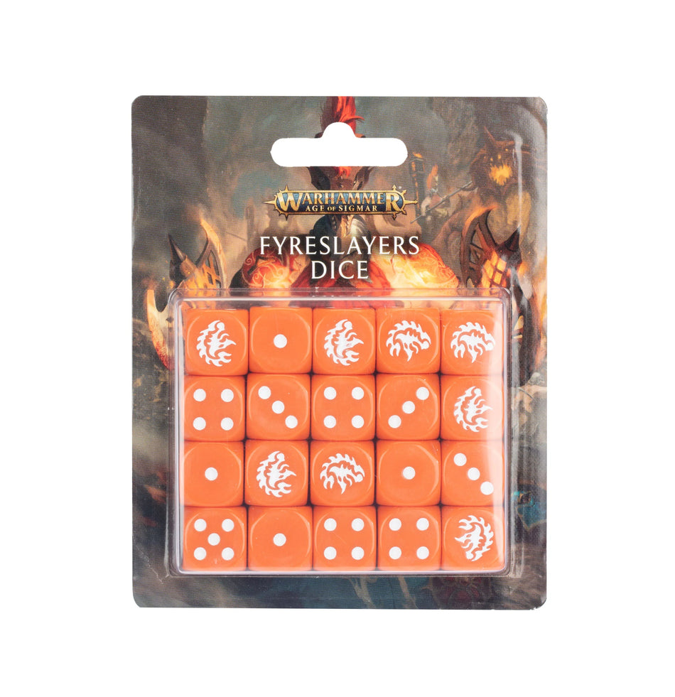 Games Workshop Age Of Sigmar: Fyreslayers Dice