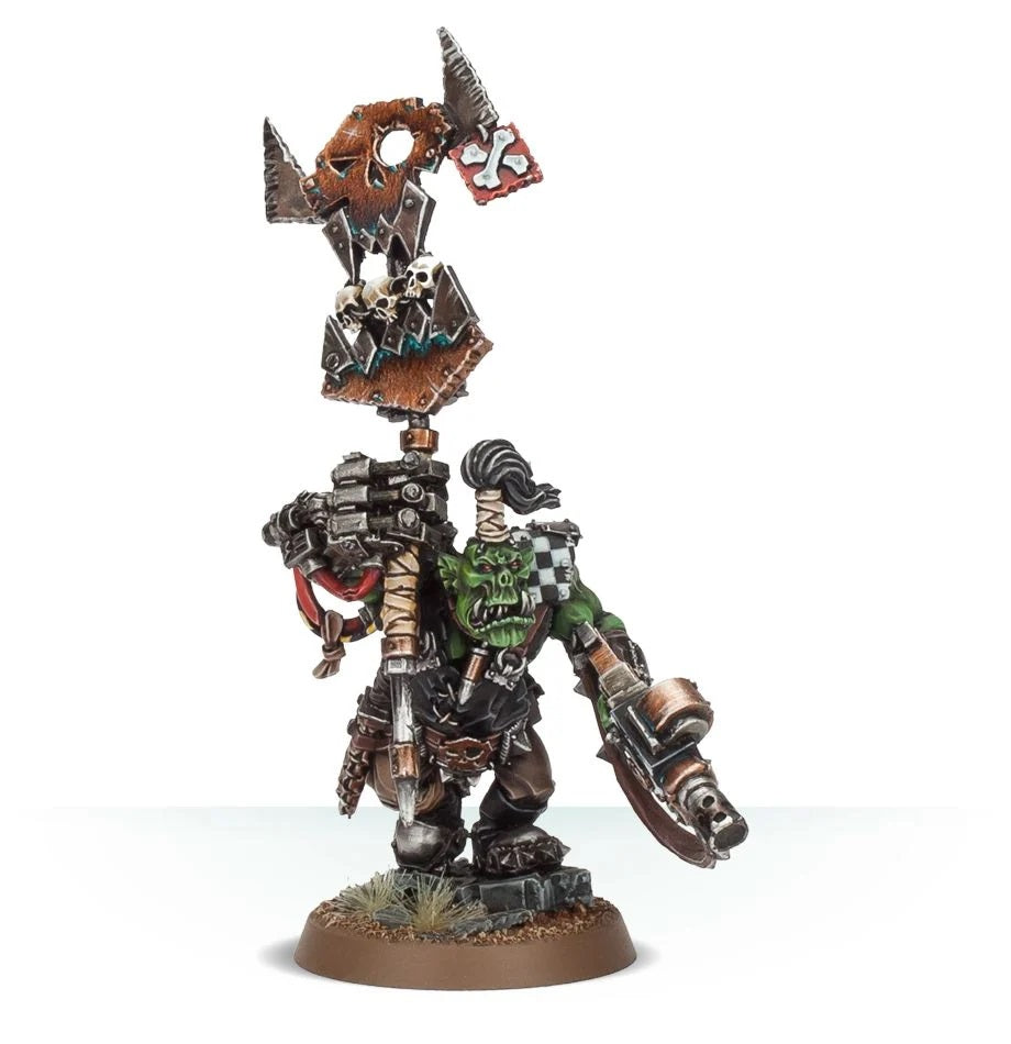 Games Workshop Ork Nob With Waaagh! Banner