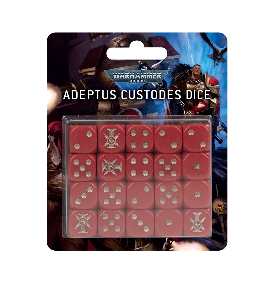 Games Workshop Adeptus Custodes Dice Set