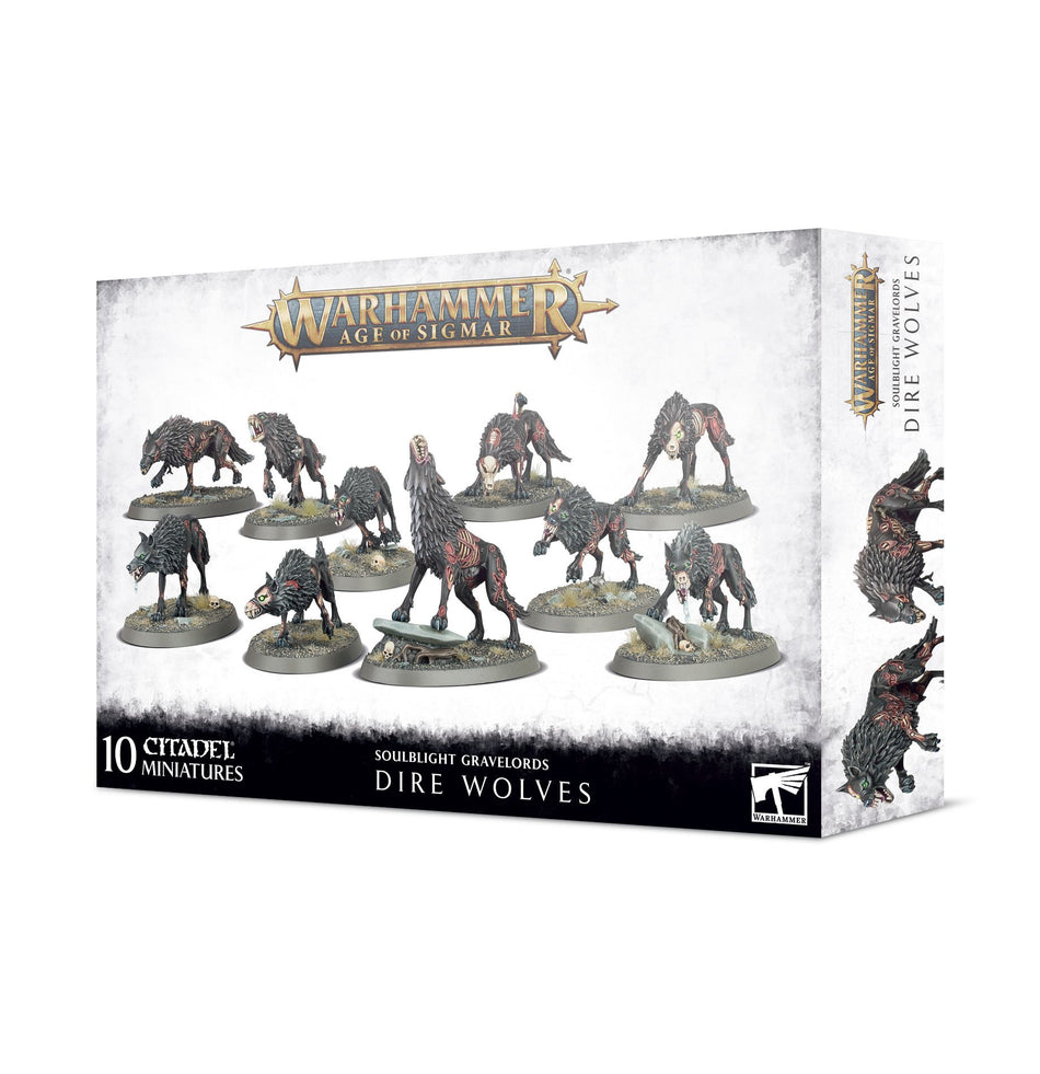 Games Workshop Soulblight Gravelords Dire Wolves