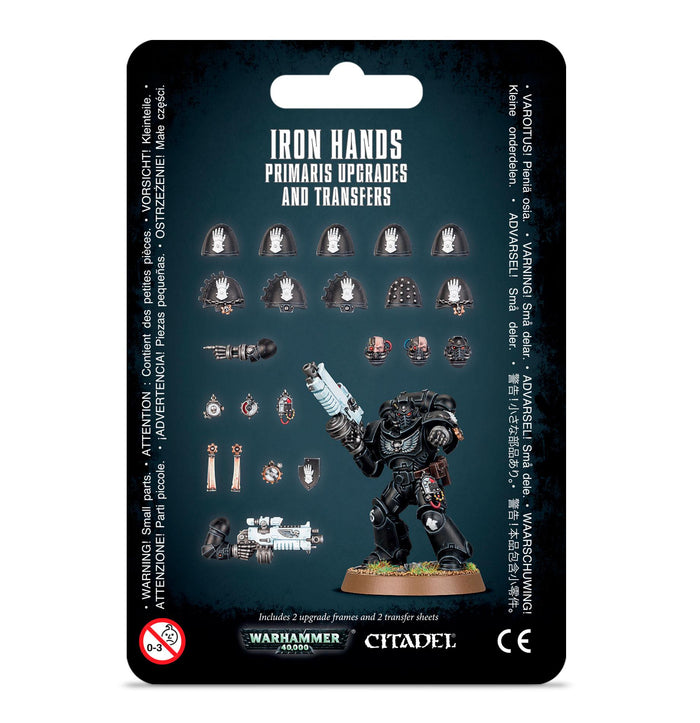 Games Workshop Iron Hands Primaris Upgrades and Transfers