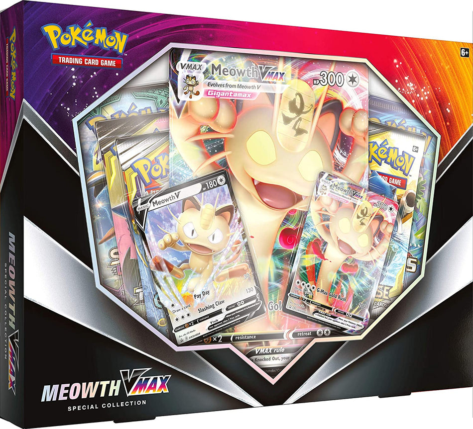 Pokemon Tcg: Meowth Vmax Box