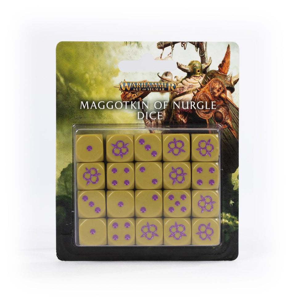 Games Workshop Age Of Sigmar: Maggotkin Of Nurgle Dice