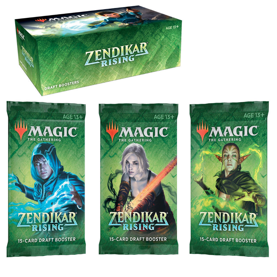 Magic The Gathering Zendikar Rising Draft Booster Pack