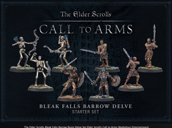 Elder Scrolls: Call To Arms RESIN Bleak Falls Barrow Delve Set
