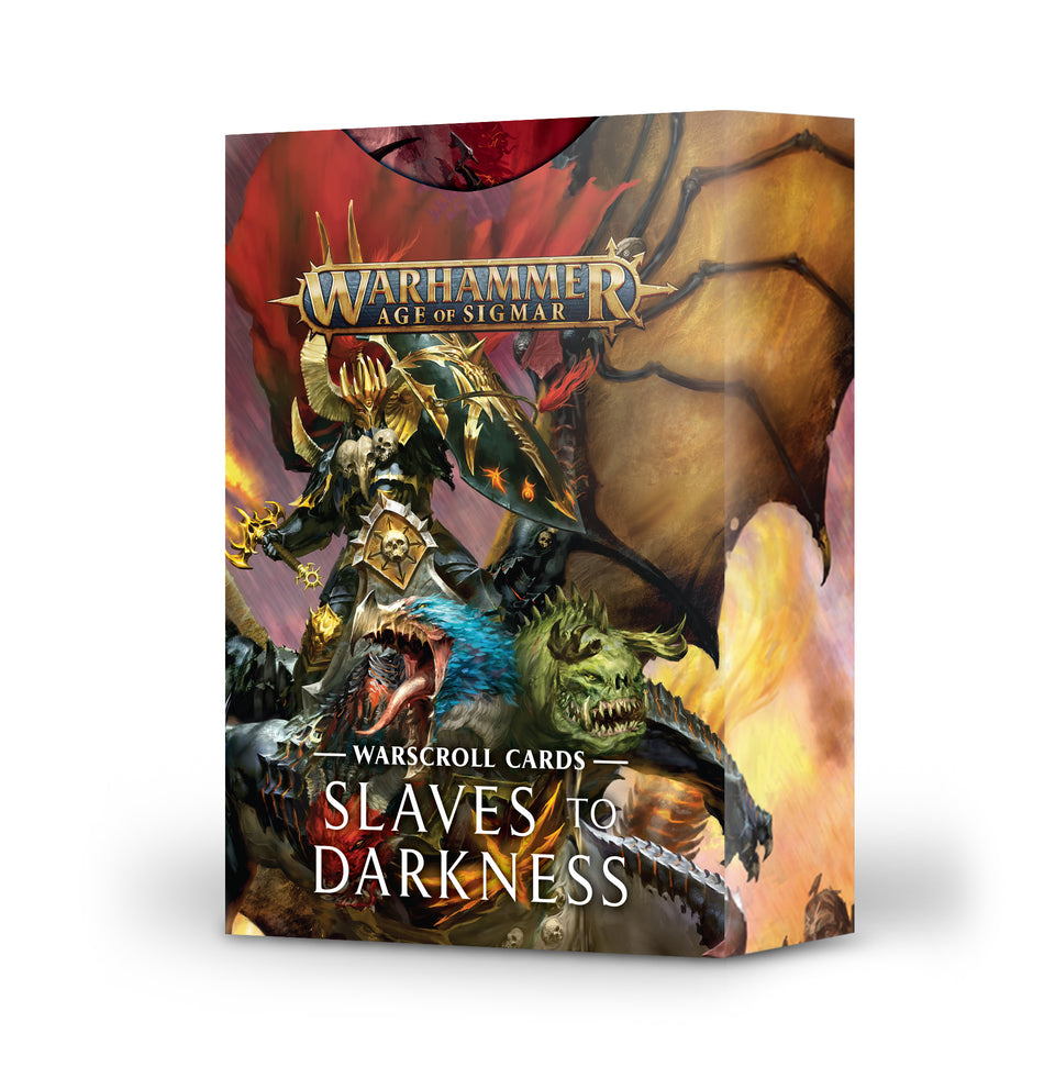 Games Workshop Warscroll Cards: Slaves To Darkness