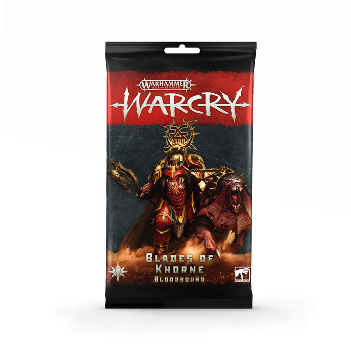 Games Workshop Warcry: Blades Of Khorne Bloodbound Cards