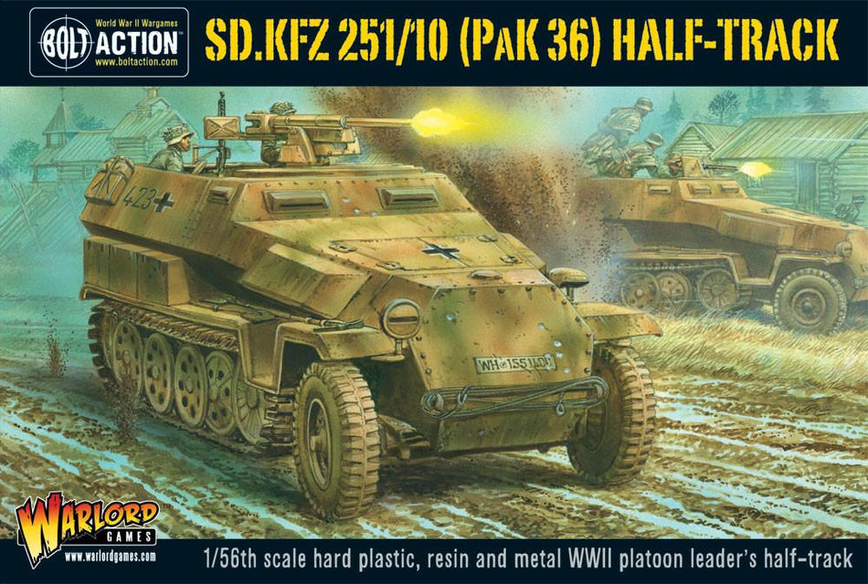 Sd.Kfz 251/10 Half-Track (3.7Cm Pak) Plastic Boxed Set