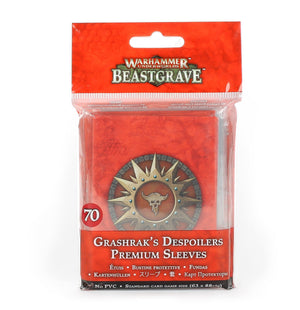 Games Workshop Warhammer Underworlds: Beastgrave – Grashrak's Despoilers Premium Sleeves