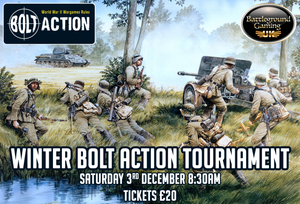 Battleground gaming winter Bolt Action Tournament TICKETS