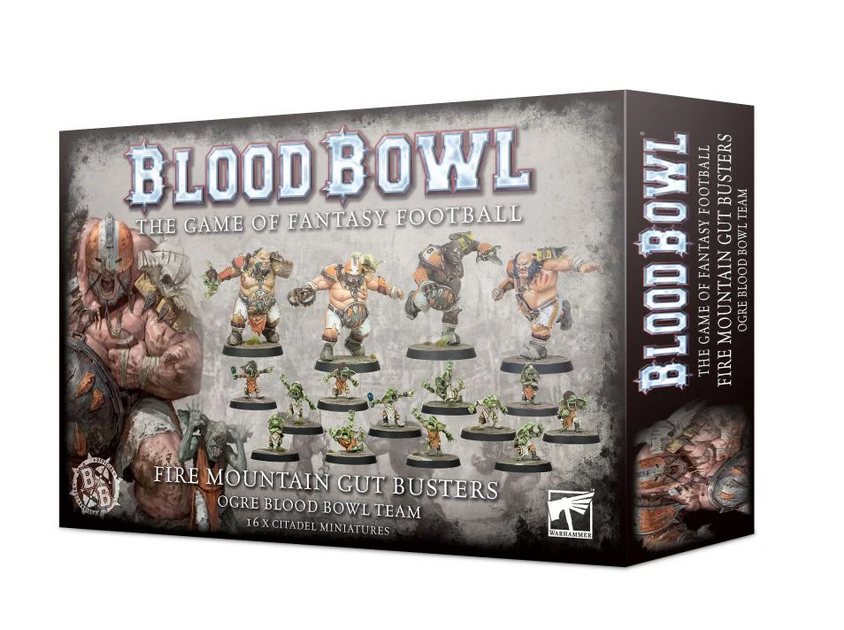 Games Workshop Ogre Blood Bowl Team – Fire Mountain Gut Busters