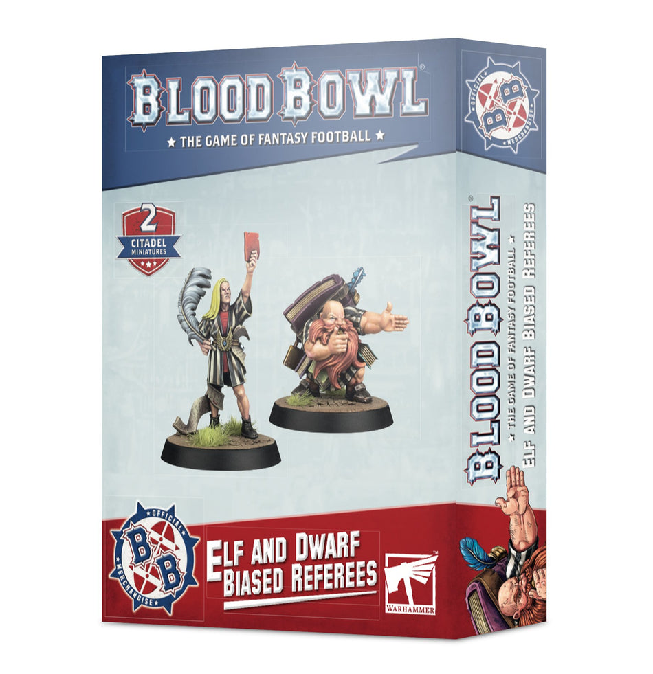 Games Workshop Blood Bowl Elf And Dwarf Biased Referees