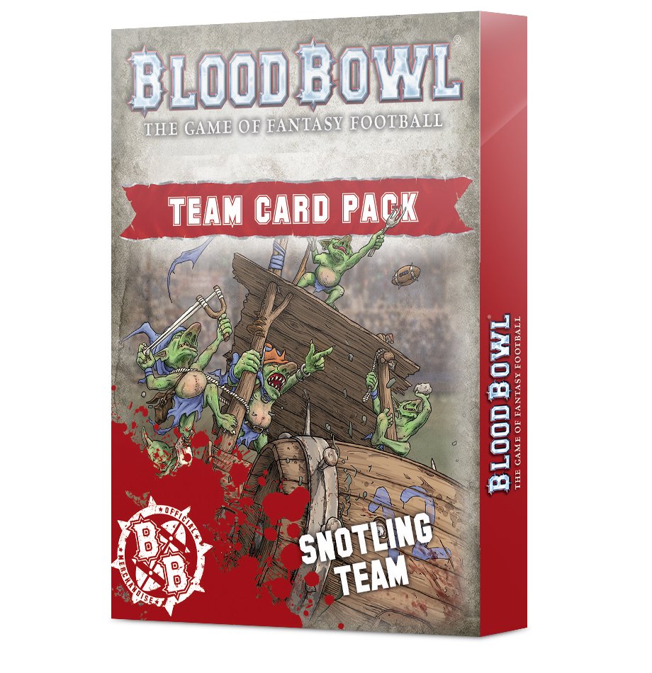 Games Workshop Blood Bowl: Snotling Team Card Pack