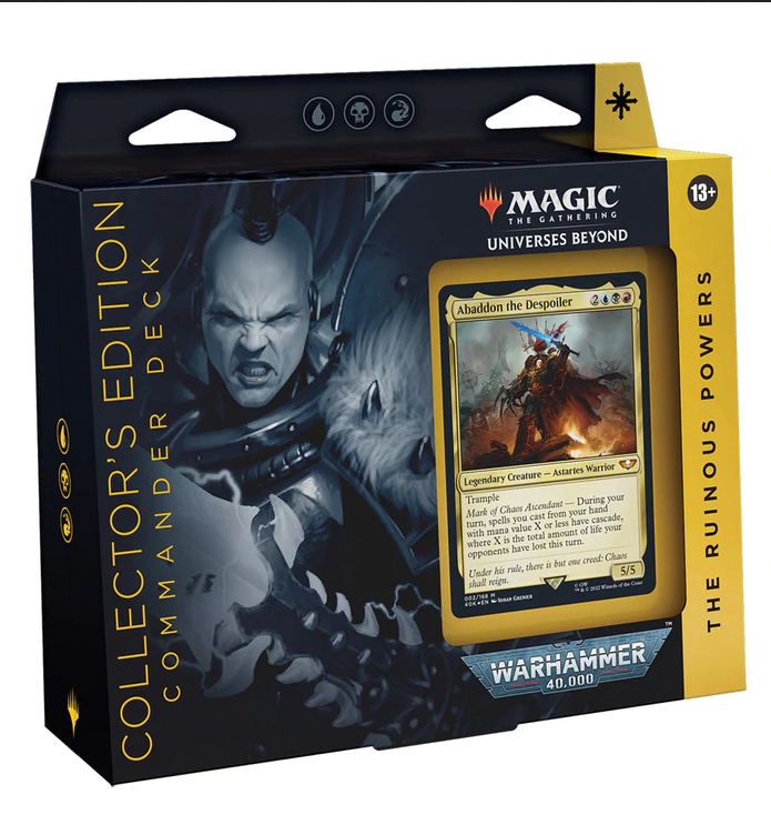 Magic: The Gathering - Universes Beyond: Warhammer 40,000 Commander Deck - Collectors Edition-The Ruinous Powers