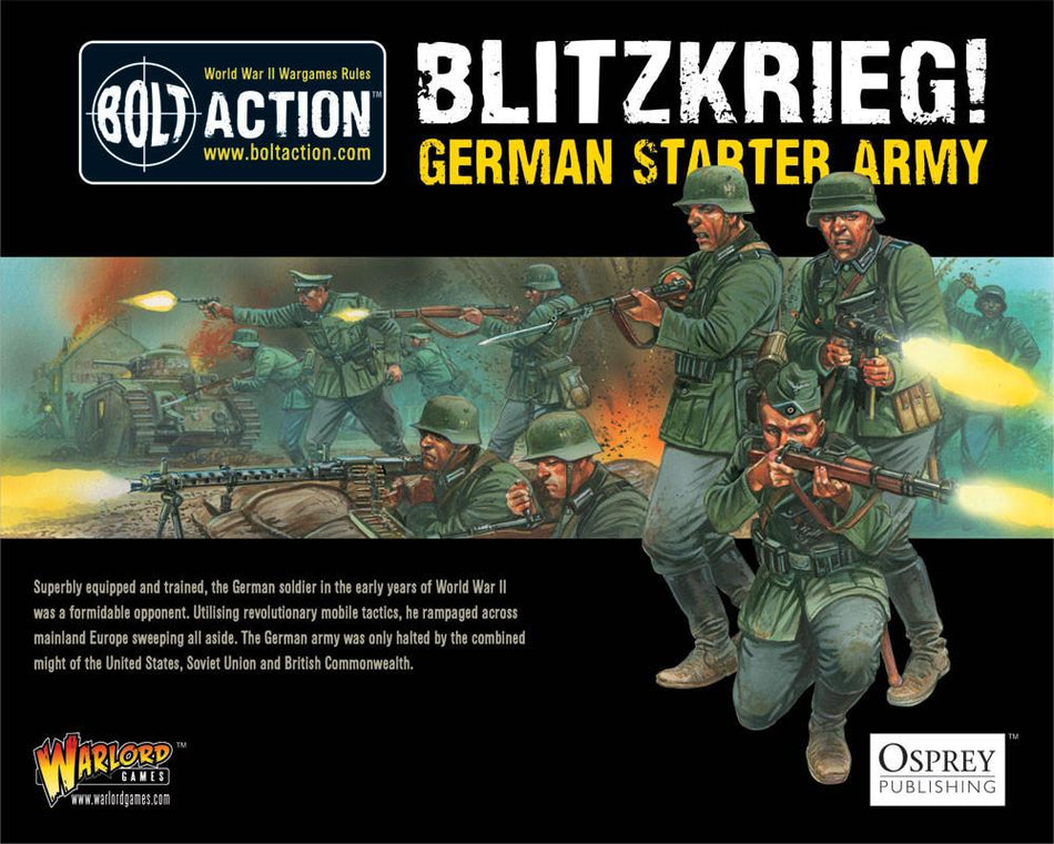 Bolt Action: 1000Pts Blitzkrieg German Army