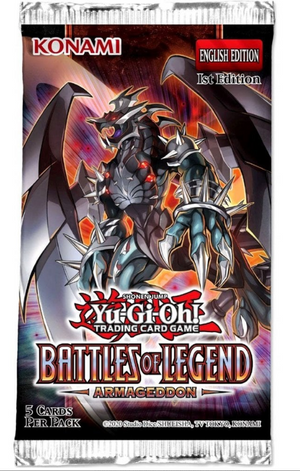 YU-GI-OH! Booster Pack (5 cards) - 1st Ed : Battles of Legend Armageddon