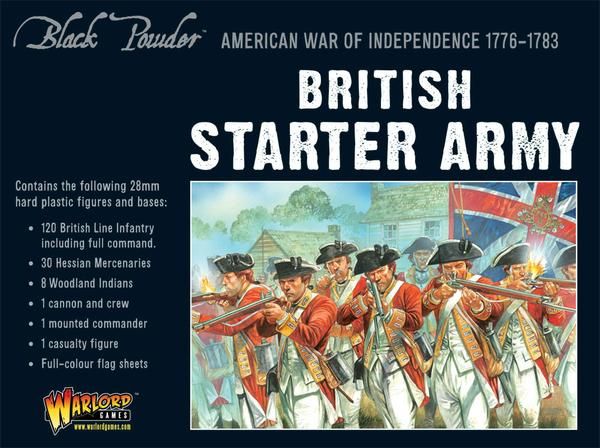 Black Powder: American War of Independence British Army starter set