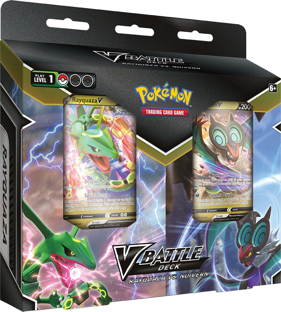 Pokemon Tcg: Rayquaza V Vs Noivern V Battke Deck Bundle