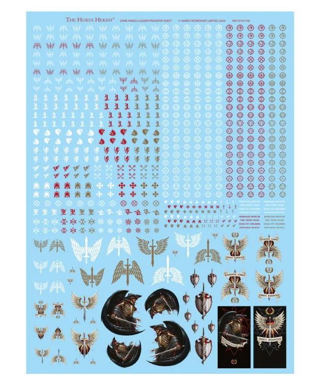 Games Workshop  Legion Transfer Sheet! Leave A Note With What One You Want