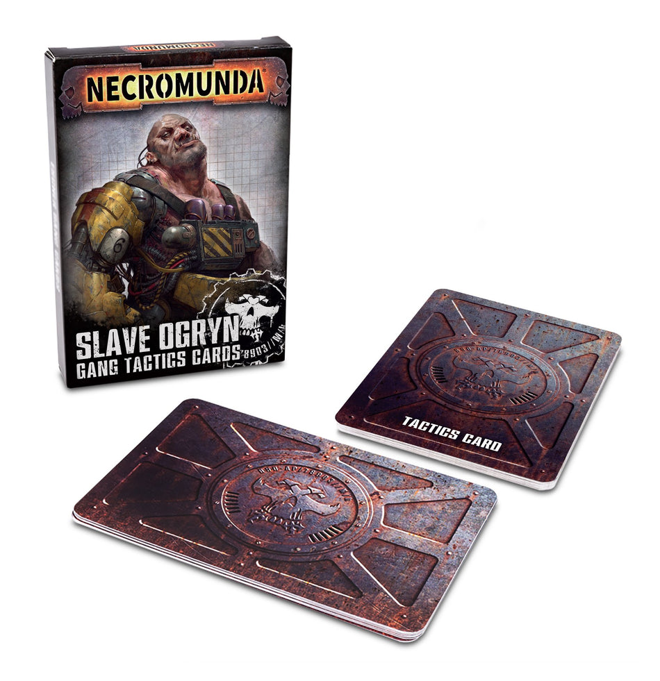 Games Workshop  Slave Ogryn Gang Tactics Cards