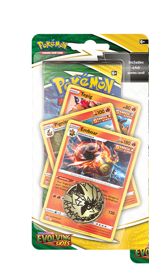 Pokémon Tcg: Sword & Shield 7 Premium Checklane Blister Emboar