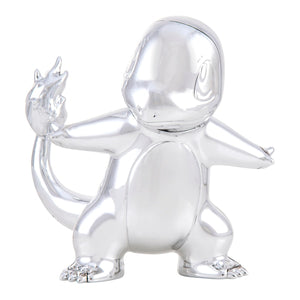 Charmander Pokémon 25th Anniversary Silver 3 Inch Vinyl Figure