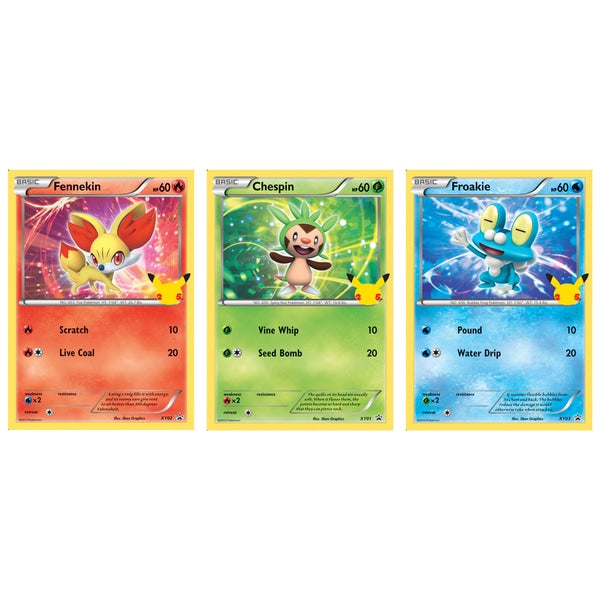 Pokémon Trading Card Game 25Th Anniversary Chespin Starters Pack ( 1 Per Person! )