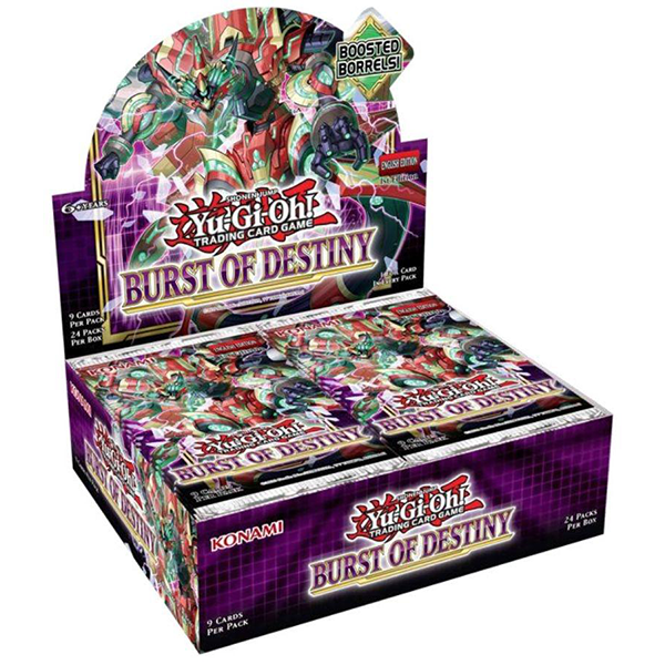 Yu-Gi-Oh! Sealed Booster Box Burst Of Destiny (24 Packs) (1St Edition)