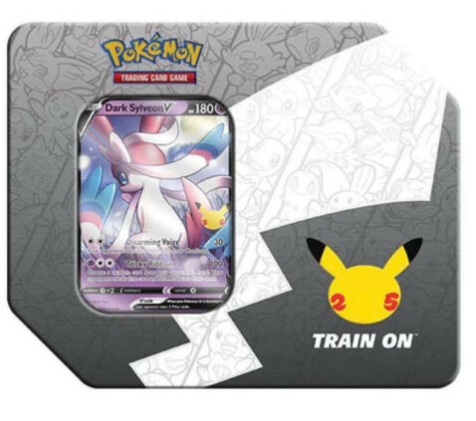 Pokémon Tcg Dark Sylveon Celebrations 25Th Anniversary Big Tin