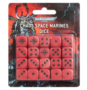 Games Workshop Chaos Space Marines Dice Set