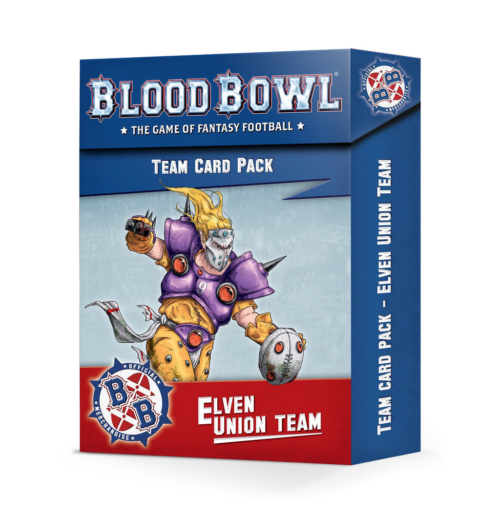 Games Workshop Blood Bowl Elven Union Team Card Pack
