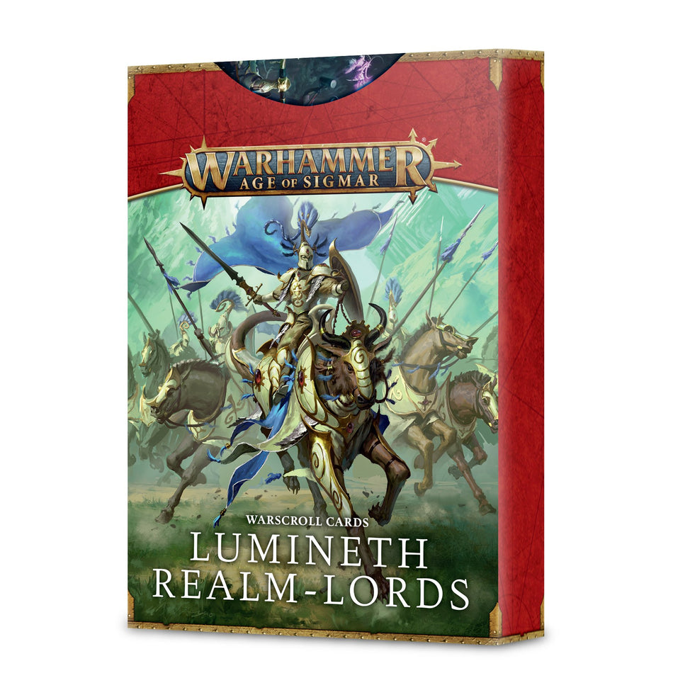Games Workshop Warscroll Cards: Lumineth Realm-Lords