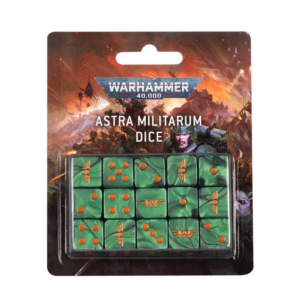 Games Workshop Warhammer 40000: Astra Militarum Dice " Limited Stock"