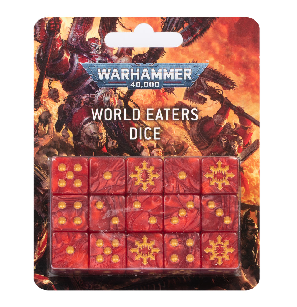 Games Workshop Warhammer 40000: World Eaters Dice