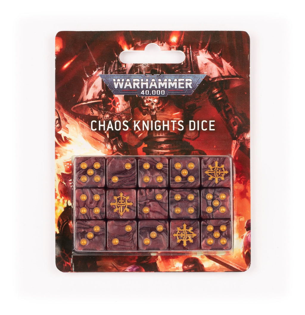 Games Workshop Chaos Knights Dice Set