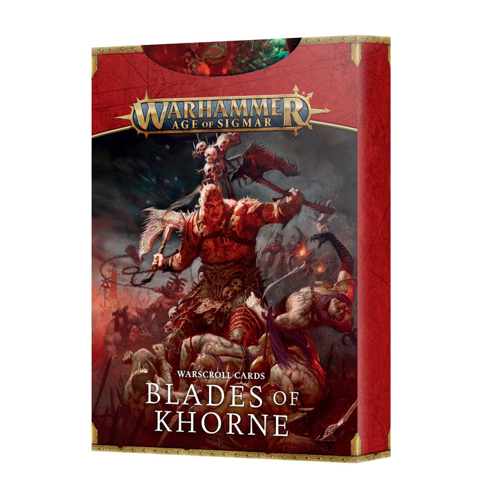 Games Workshop Warscroll Cards: Blades of Khorne