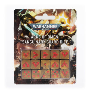 Games Workshop Arks of Omen: Sanguinary Guard Dice Set