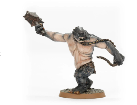 MADE TO ORDER - Cave Troll with Chain & Hammer